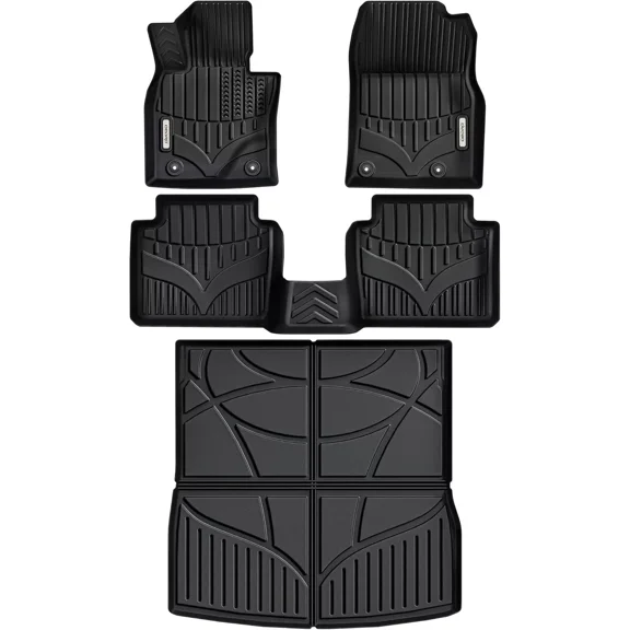 RVNI Floor Mats Cargo Liner for 2025 2024 2023 Mazda CX-501All Weather Guard Waterproof Floor Liners Set 1st & 2nd Row Cargo Mat