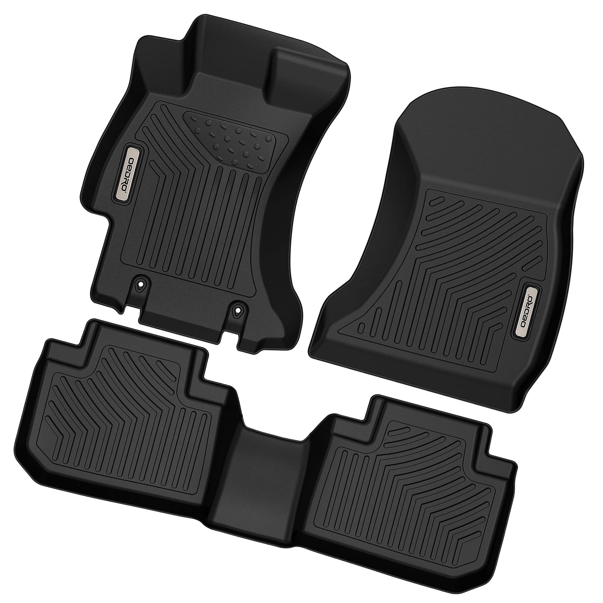 Ledkingdomus Floor Mats Compatible with 20142018 Subaru Forester TPE Rubber 3D Molded All