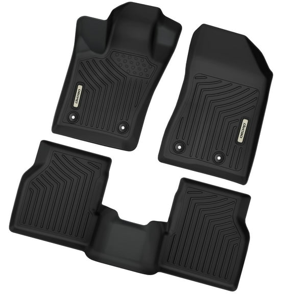 RVNI Floor Mats Custom for Jeep Compass 2017-2023 All Weather TPE 1st+2nd Row mat