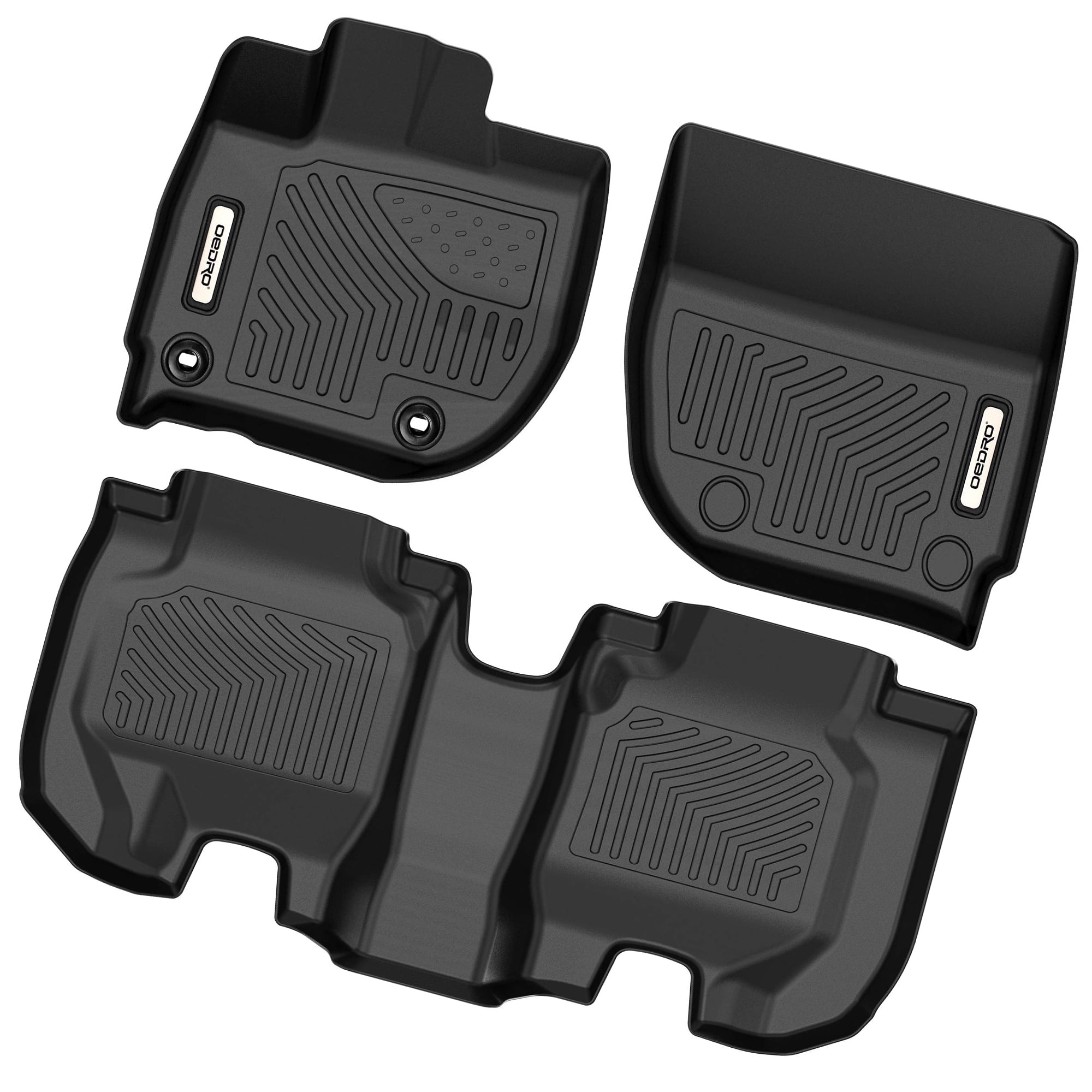 RVNI Floor Mats Liner compatible with 2016-2022 Honda HR-V 3D Molded TPE All-Weather