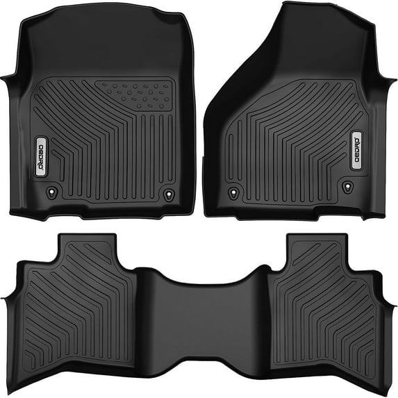 RVNI Floor Mats Liners for 2012-2018 Dodge Ram 1500 & 2019-2023 2024 Ram 1500 Classic Quad Cab all weather