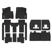 RVNI All Weather Floor & Trunk Mats liner with Backrest for Kia Carnival MPV 2022 2025, 8 Seats