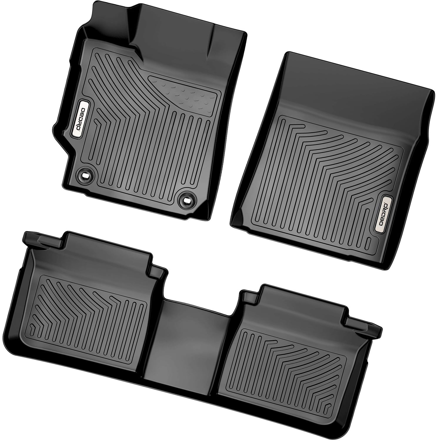 Ledkingdomus Floor Mats for 20072011 Toyota Camry 3D Molded TPE Rubber