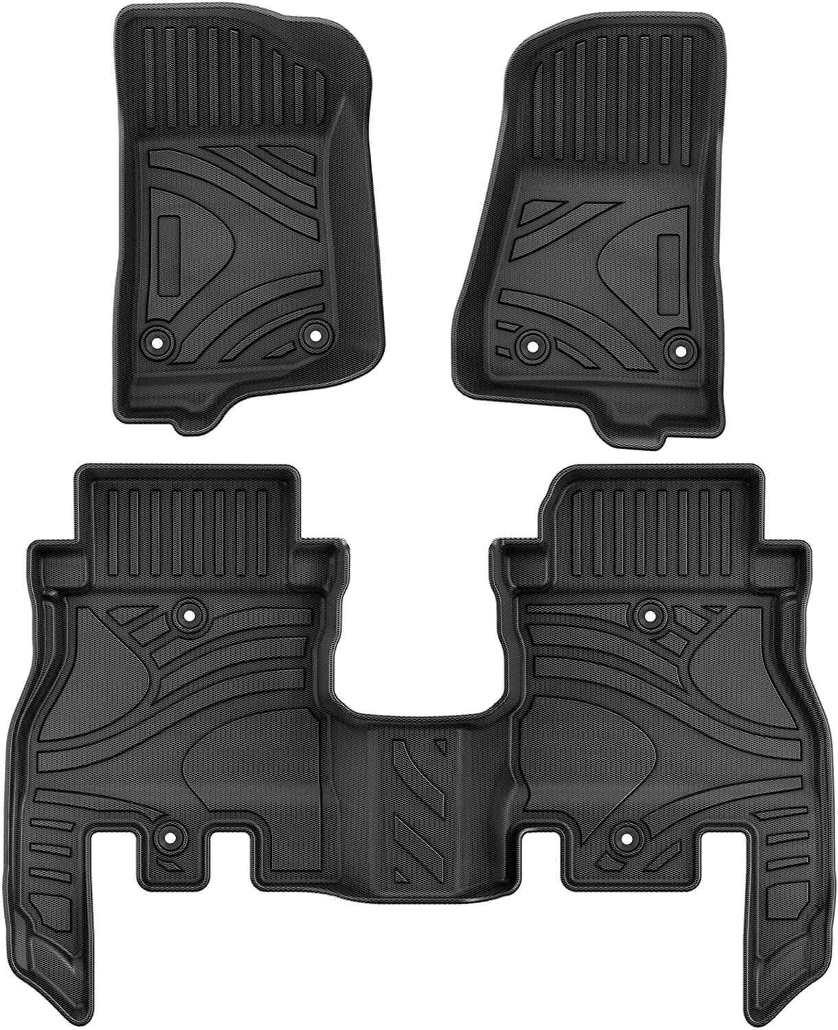 Ledkingdomus Floor Mats for 20182022 Jeep Wrangler JL Floor Mats 4 Doors