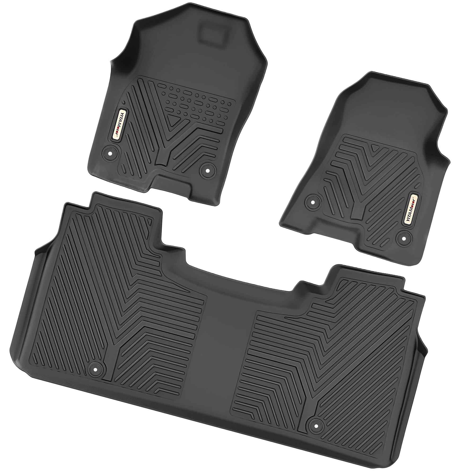 Ledkingdomus Floor Mats for 20192023 Ram 1500 Crew Cab Front Rear All
