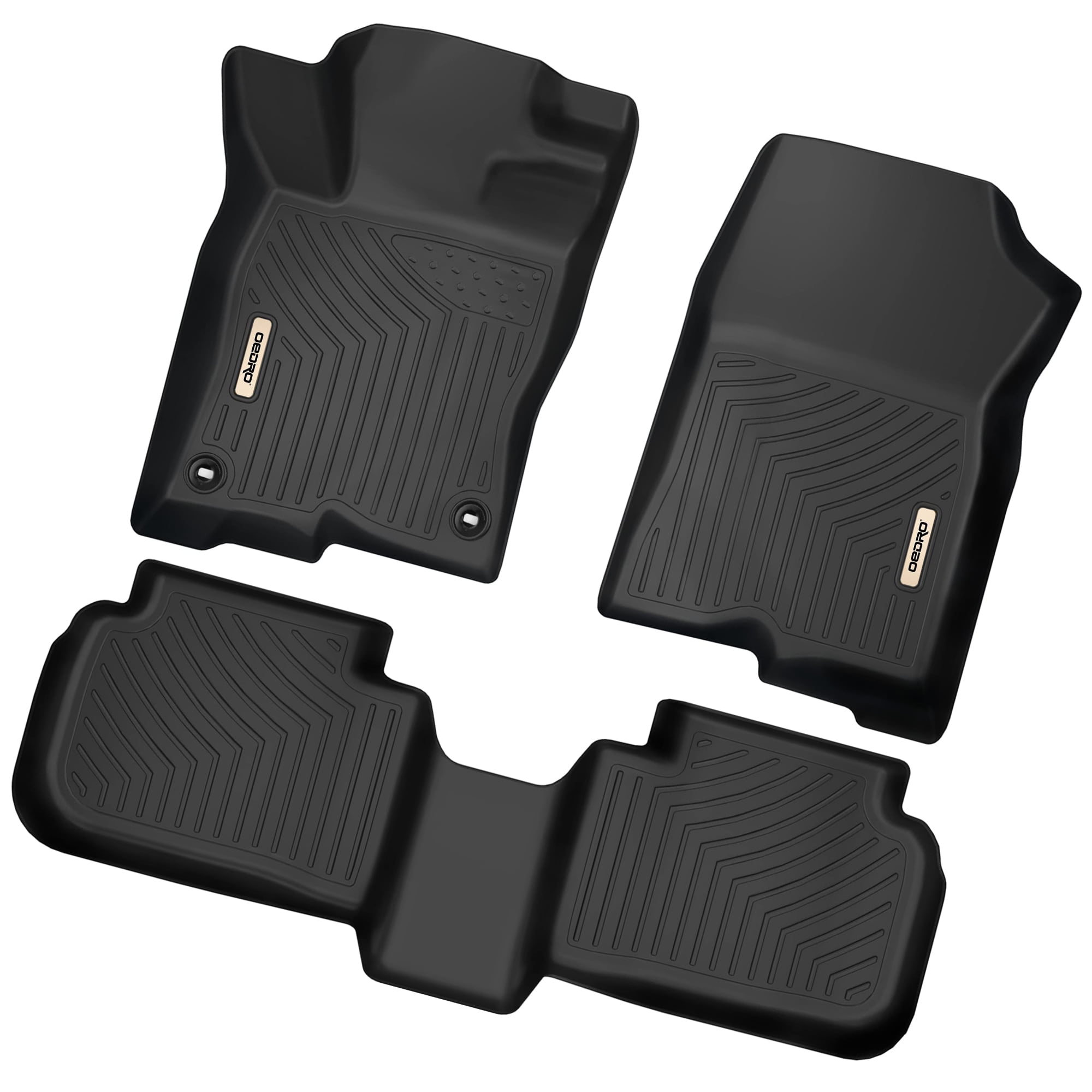 Ledkingdomus Floor Mats for 2022-2023 Honda Civic Sedan 3D TPE All-weather Carpet