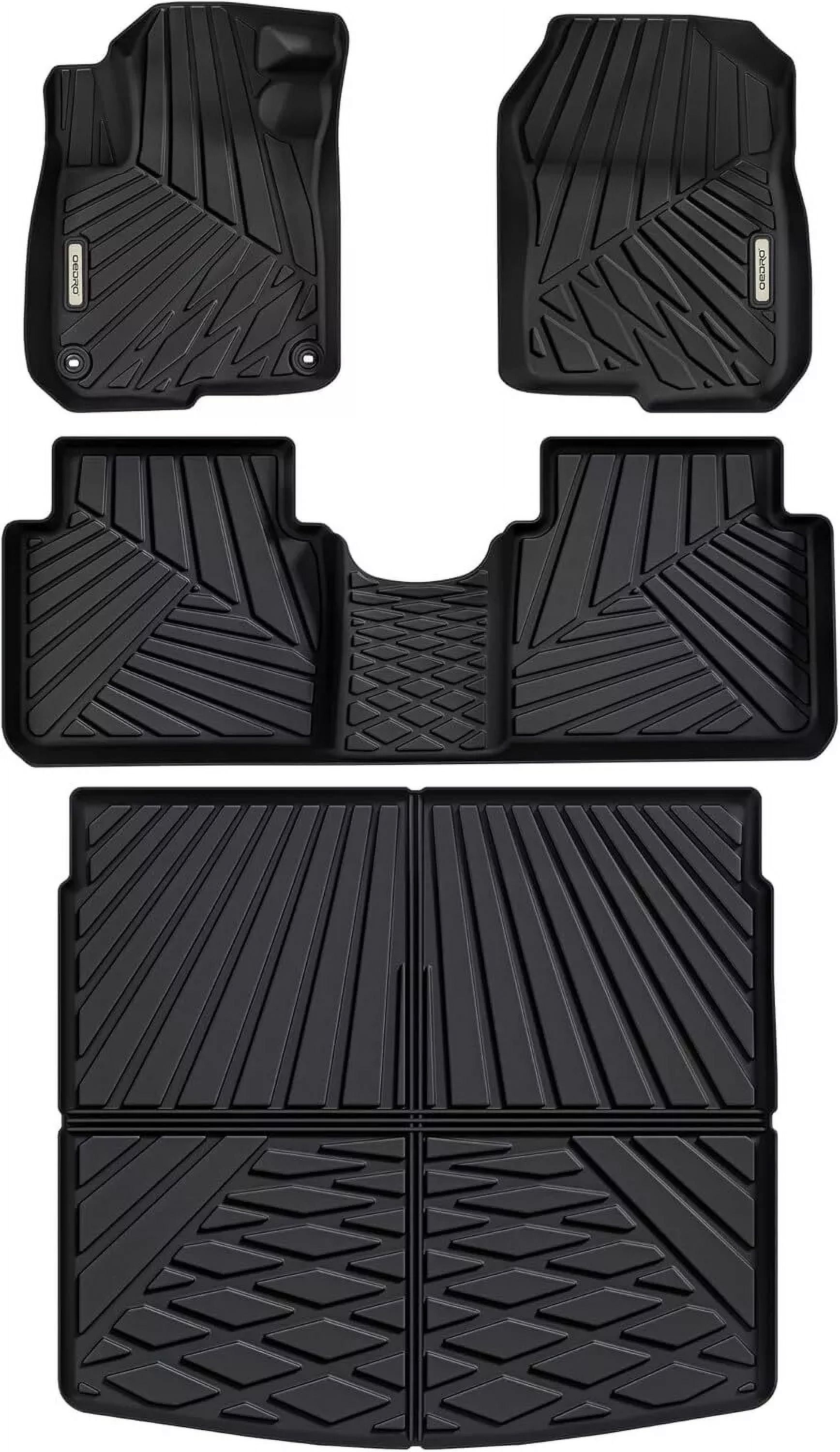RVNI Floor Mats for Honda CR-V 2022-2017 (Not Hybrid) CRV Floor Liners & Cargo Mat TPE All-Weather Accessories Full Mat Set
