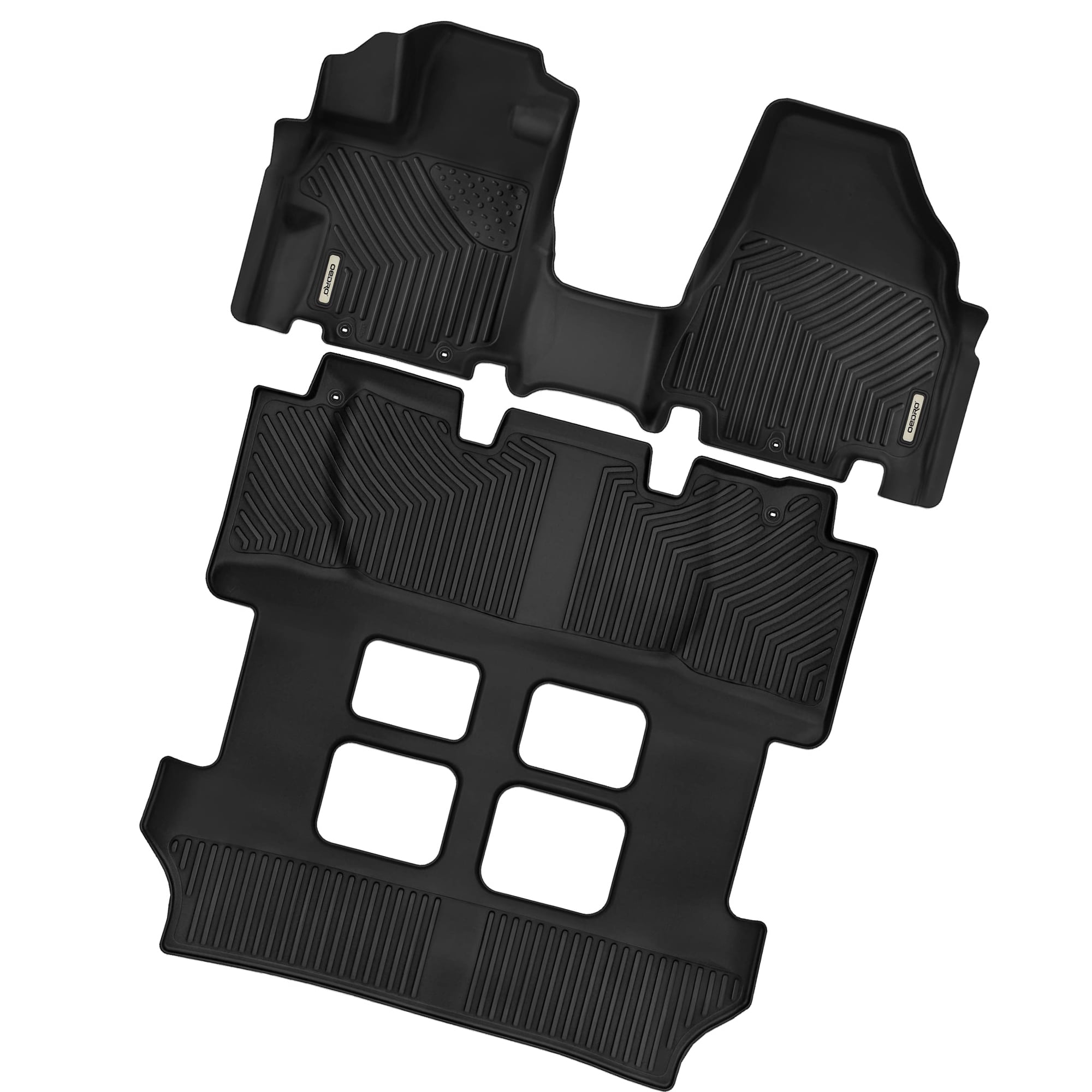 Ledkingdomus Floor Mats for for 20112017 Honda Odyssey TPE 1st & 2nd