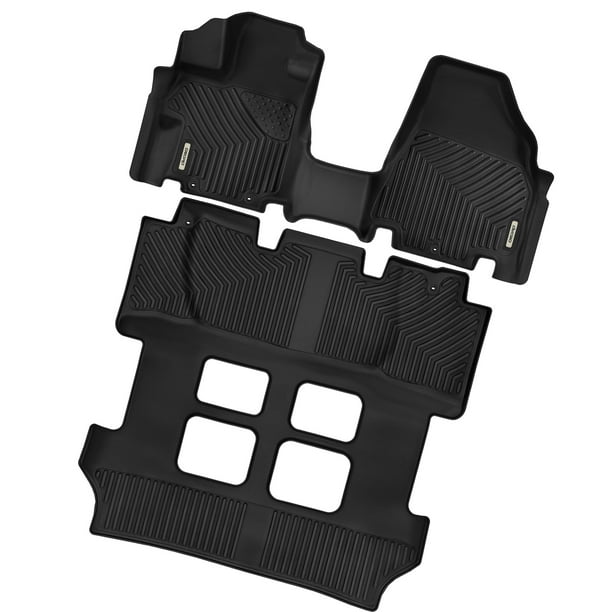 Ledkingdomus Floor Mats for for 20112017 Honda Odyssey TPE 1st & 2nd