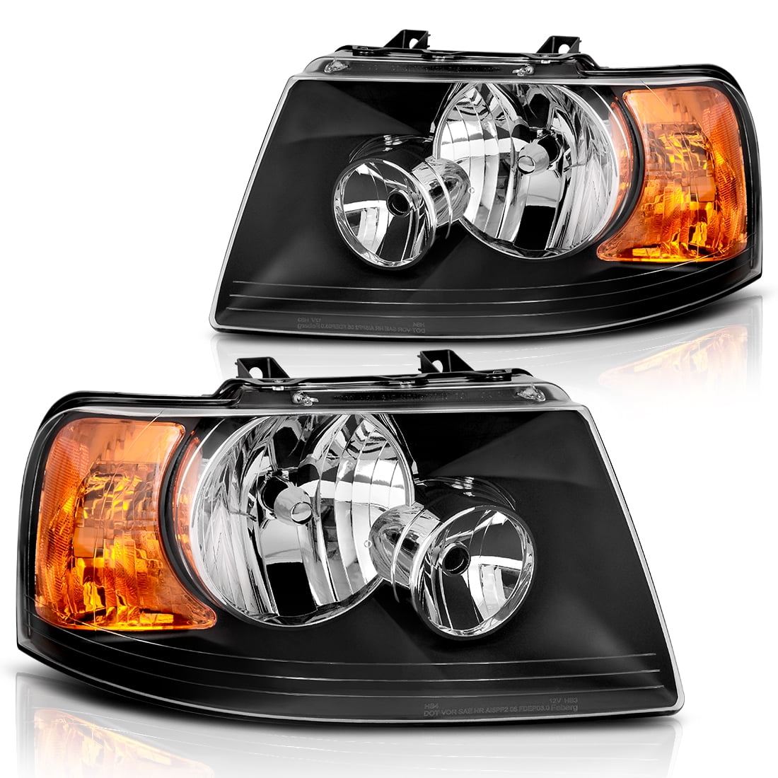 Ledkingdomus Headlight Assembly for 2003 2004 2005 2006 ford Expedition