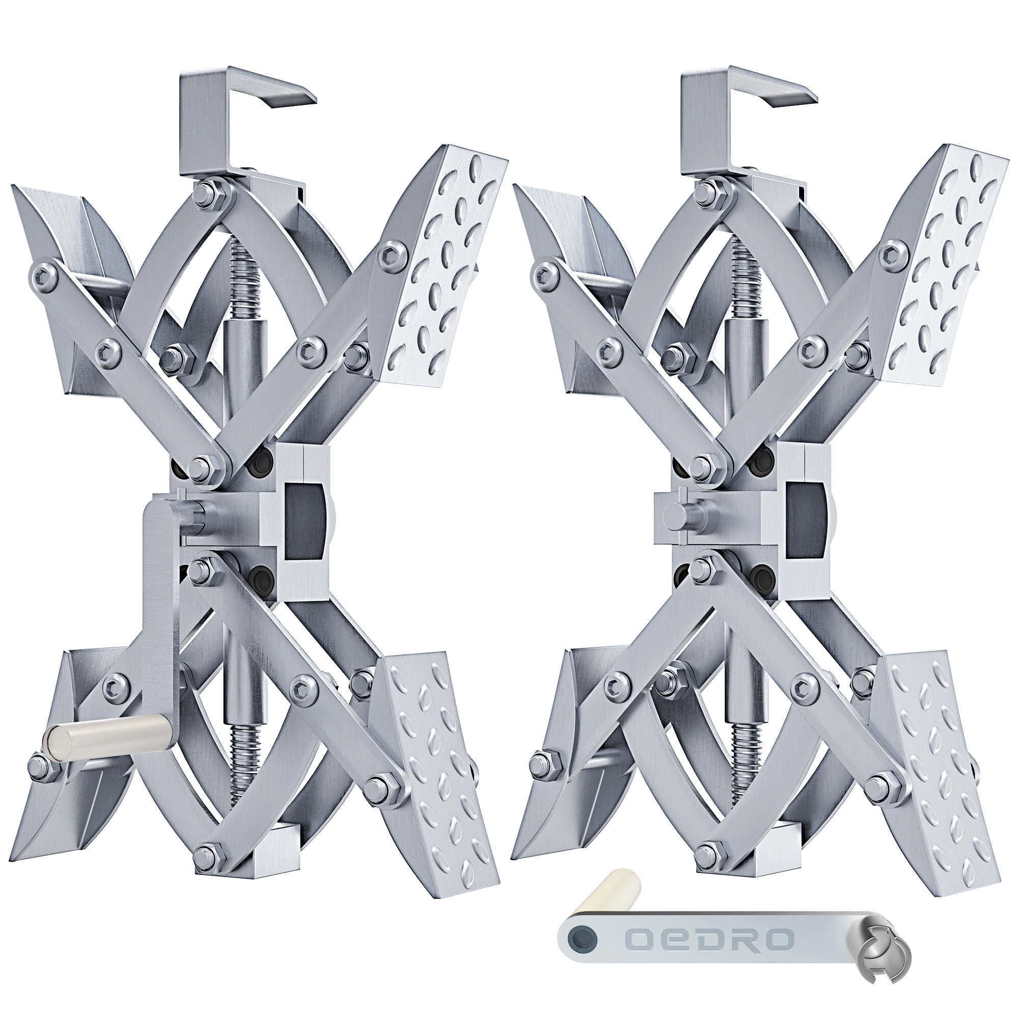 Ledkingdomus RV Wheel Chock Stabilizer, Camper XShaped Wheel Tire Axel