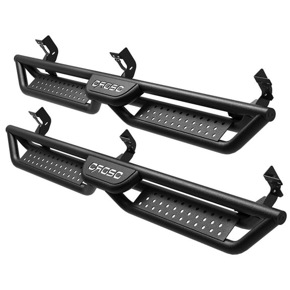 RVNI Running Boards for 2009-2018 Dodge Ram Crew Cab 1500/2010-2024 2500/3500 6in Side Step Rail Drop Nerf Bars Two-Stair