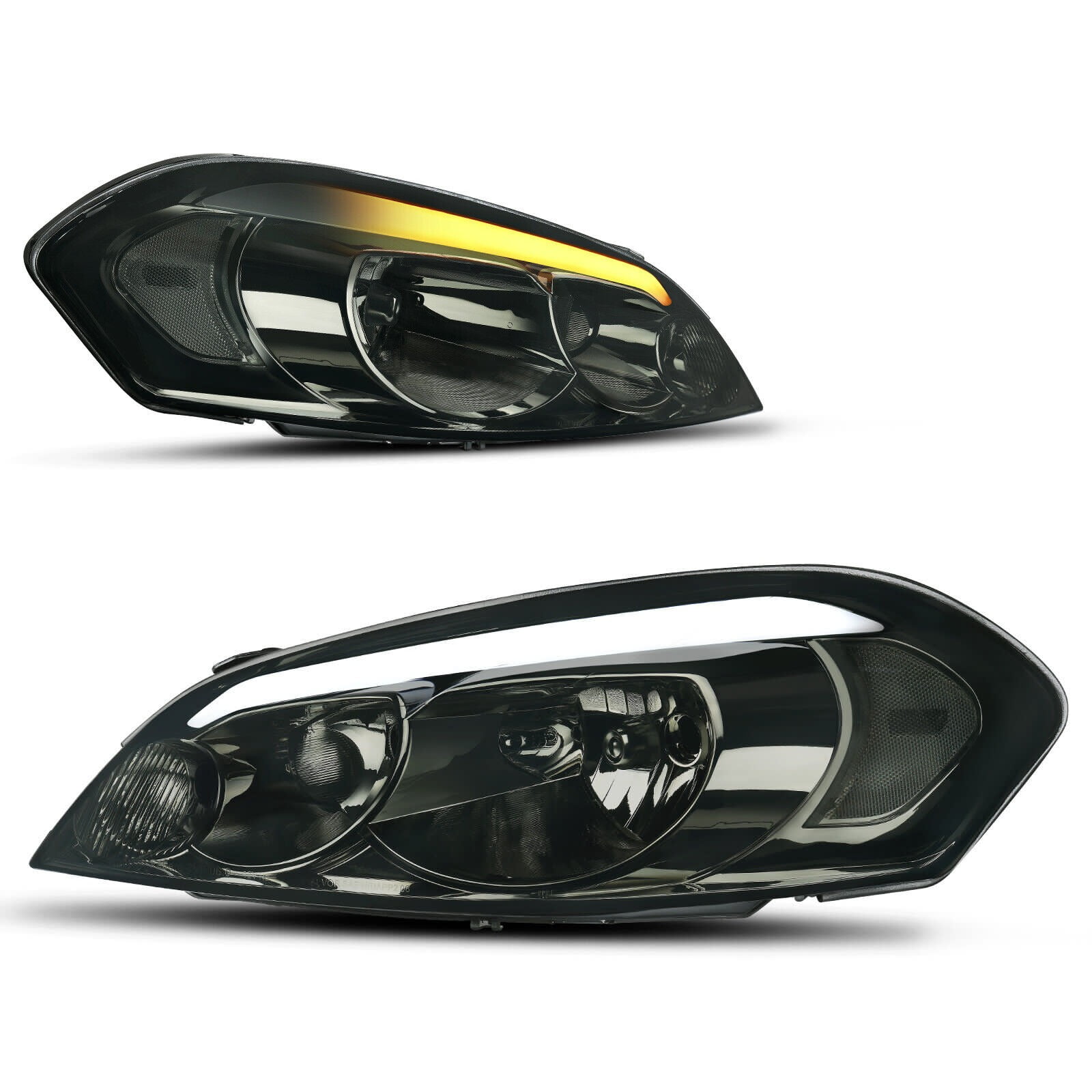 Ledkingdomus Switchback LED Tube Headlights Assembly Compatible with