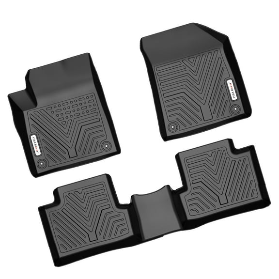RVNI TPE Floor Mats Rubber Front and Rear 3-Piece compatible with 2015-2023 Jeep Cherokee All Weather