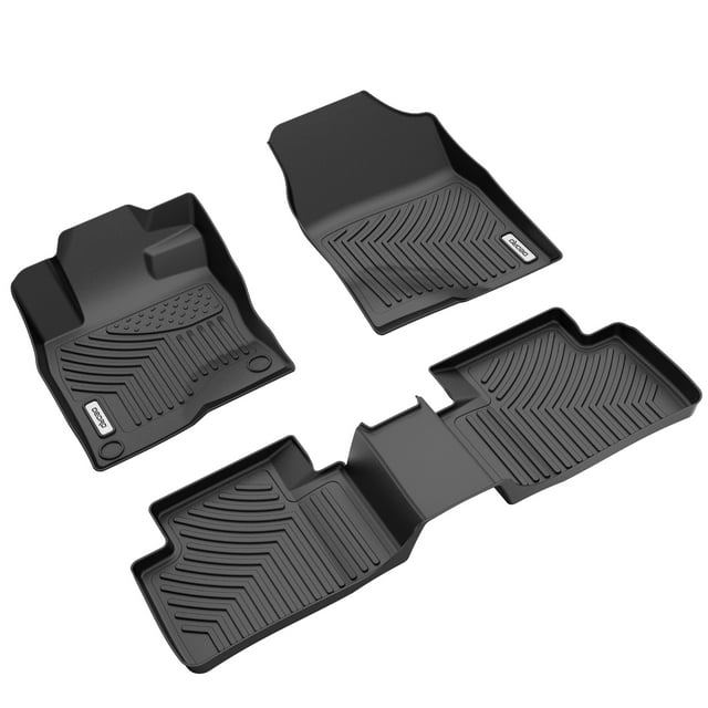 Ledkingdomus TPE Rubber Floor Mats Set Front & Rear for 20162021 Honda