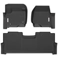 thumbnail image 1 of RVNI TPE Rubber Front and Rear 3-Piece for 2017-2022 2023 2024 2025 Ford F-250/350/450/550 Super Duty Crew Cab Floor Mats Set ll-Weather Protection, 1 of 7