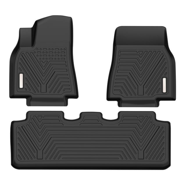 Ledkingdomus TPE Rubber Front and Rear 3 pcs for 2020 2021 2023 Tesla
