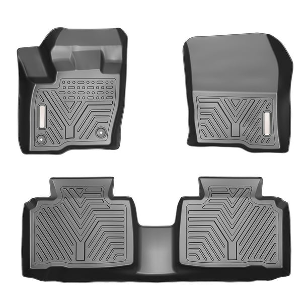 Ledkingdomus TPE Rubber Front and Rear for 20152022 Ford Edge Floor