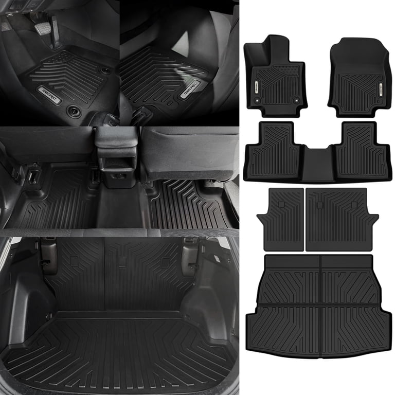 Fit 2019-2025 Toyota Rav4 Trunk Mat Backrest Mats Cargo Liner