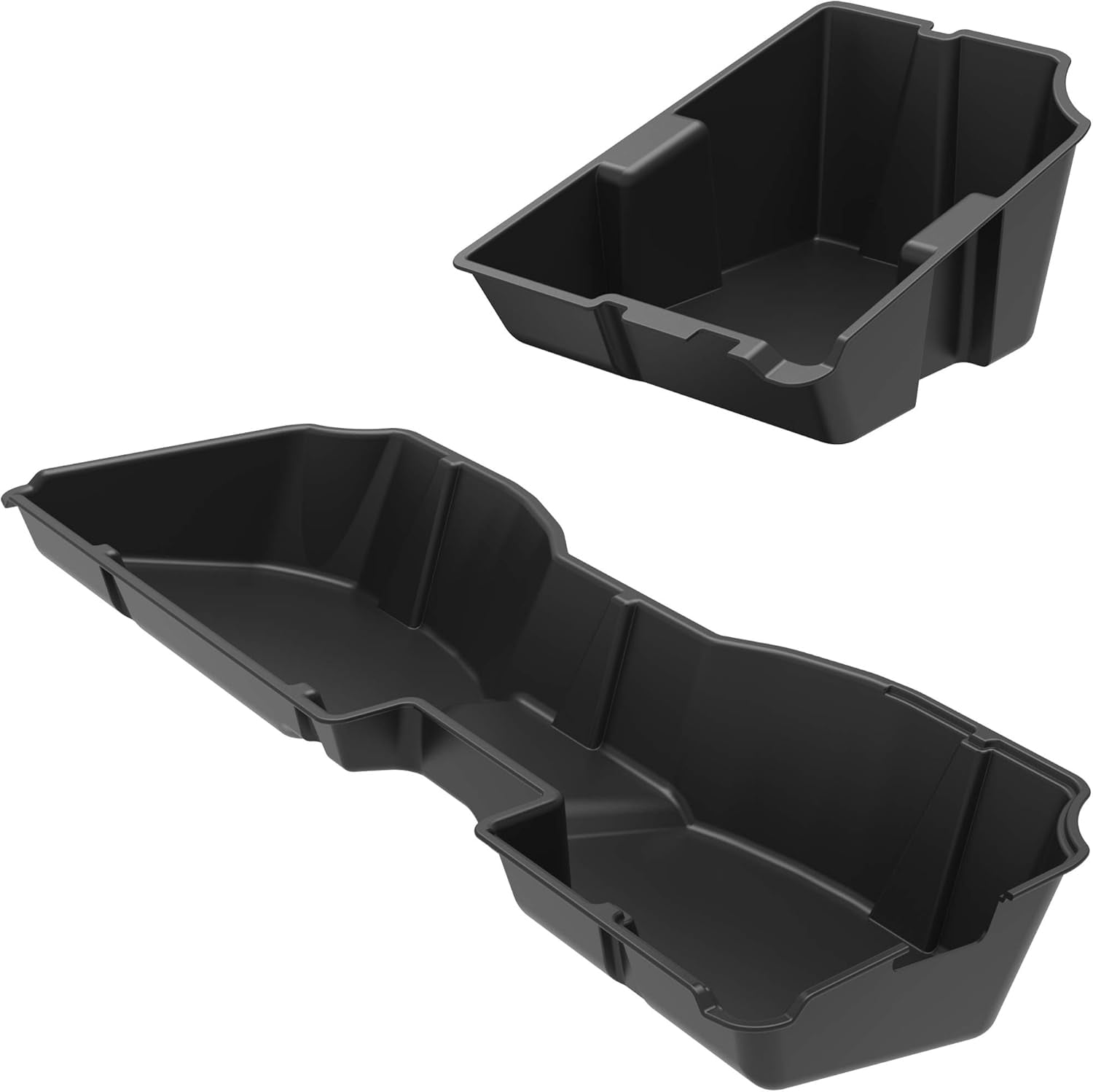 Ledkingdomus Upgraded Rear Under Seat Storage Box for 2014-2018 Chevrolet Silverado/GMC Sierra 1500 2015-2019 Silverado/Sierra
