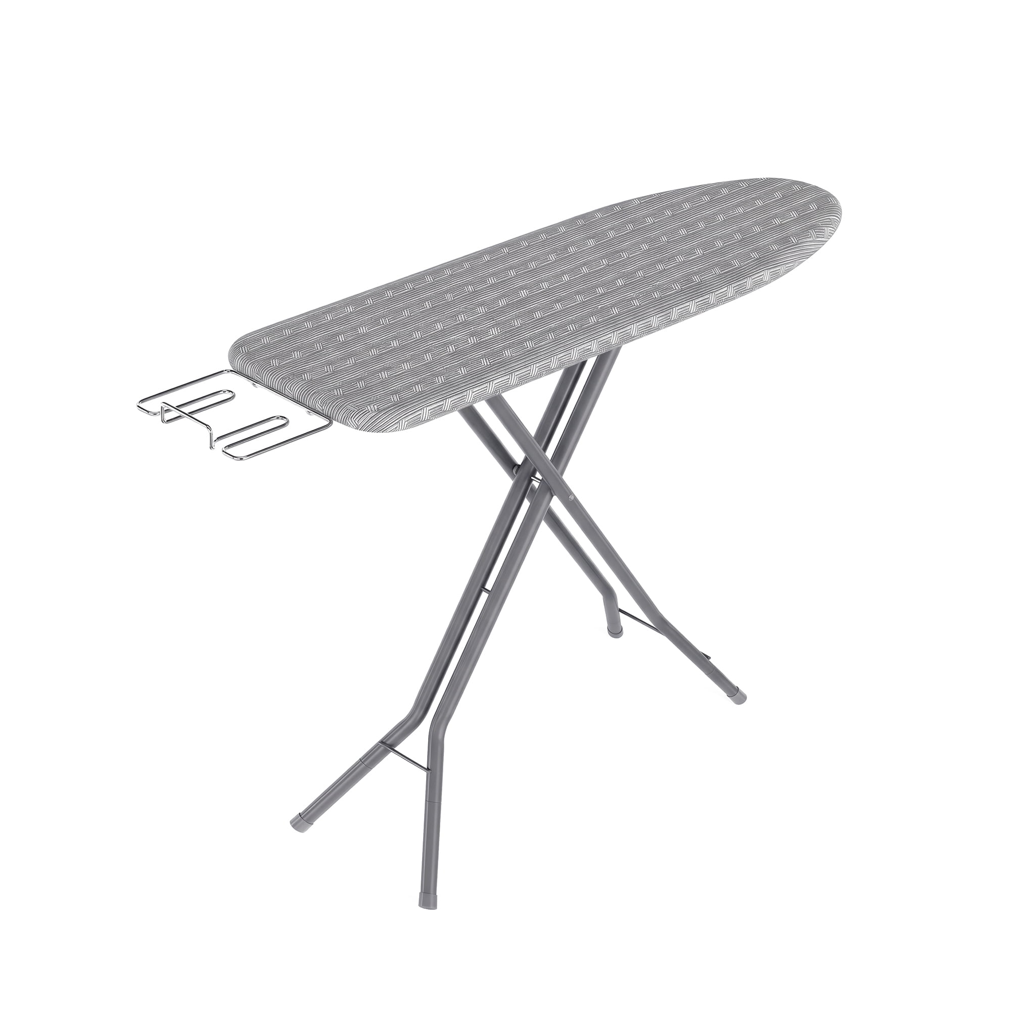 Ledrem Foldable Ironing Board, Height Adjustable, 43" x 13", Gray