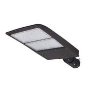 Ledsion 300W 39000 Lumens Slip Fitter, Arm Mount & Yoke Bracket One Out of Three 100-277V UL Driver 4000K Shoebox Light, Coffee & Black