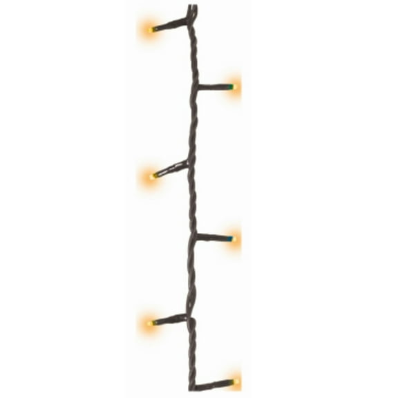 Ledup Manufacturing 220708-1003-2715 LED Compact String Halloween Light Set, 100 Lights