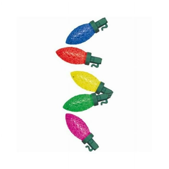 Ledup Manufacturing Group 116121 Holiday Wonderland 100 C9 Pro Lights, Multi Color - Pack of 8