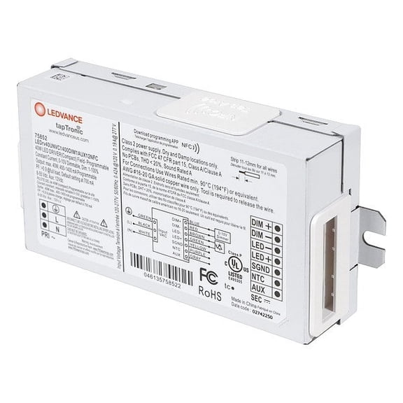 Ledvance Ballast LEDrv40UNVC1400DIM1AUX12NFC