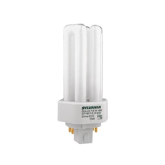 Ledvance/ Sylvania CFL,18 W,T4,4-Pin (GX24q-2) 20877