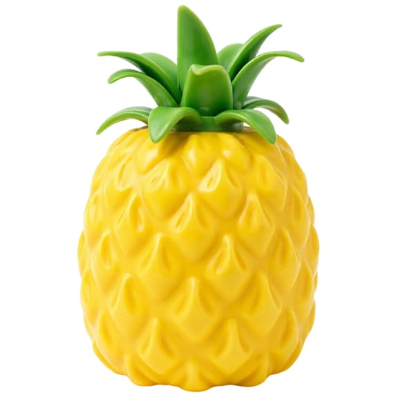 Ledyu Soft TPR Pineapple with Sound Effect Funny Pinching Toy;Soft TPR Pineapple with Sound Effect Funny Pinching Toy (Yellow)