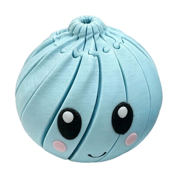 Ledyu Twisty Bao Buns Spiral Fidget Toy, Detachable Finger Twist Decompression Toy for Stress & Anxiety Relief, F