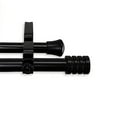 thumbnail image 1 of Lee 13/16" Double Curtain Rod-Color:Black,Size:48-84", 1 of 4