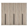 thumbnail image 1 of Lee 3-Piece Module Wardrobe Closet from Engineered Wood in Rustic Gray, 1 of 20