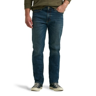 Urban Star Men's Stretch Relaxed Fit Jeans Pants Straight Leg Dark