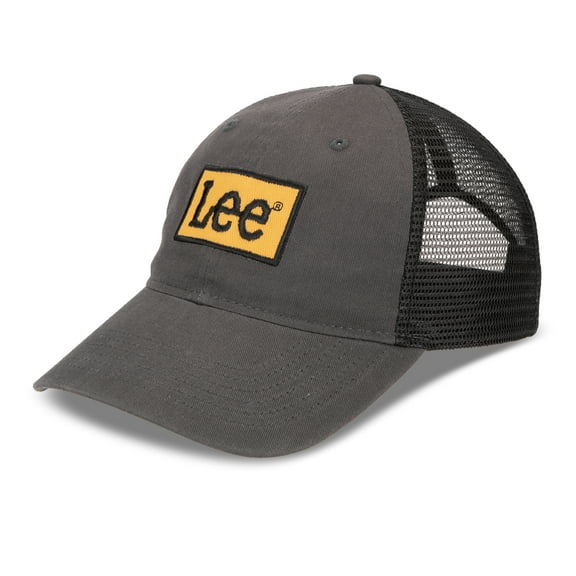 Lee Baseball Cap for Men Women, Adjustable Cotton Twill Hat with Logo Patch, Unisex Adult Fitted Cap