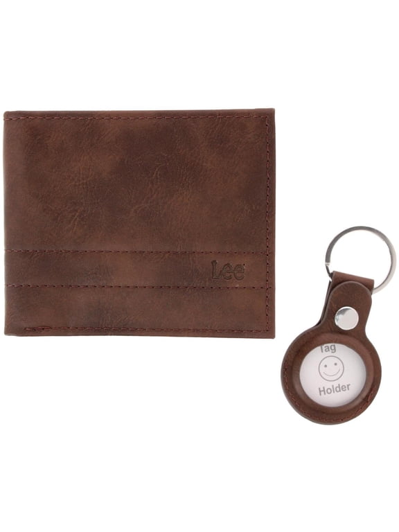 Bifold Wallet and Tracker Tag Keychain Gift Set (Men)