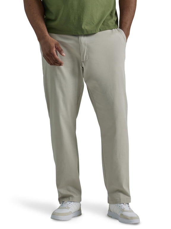 ® Big Men's Extreme Motion Relaxed Fit Flat Front Pant with Flex Waistband