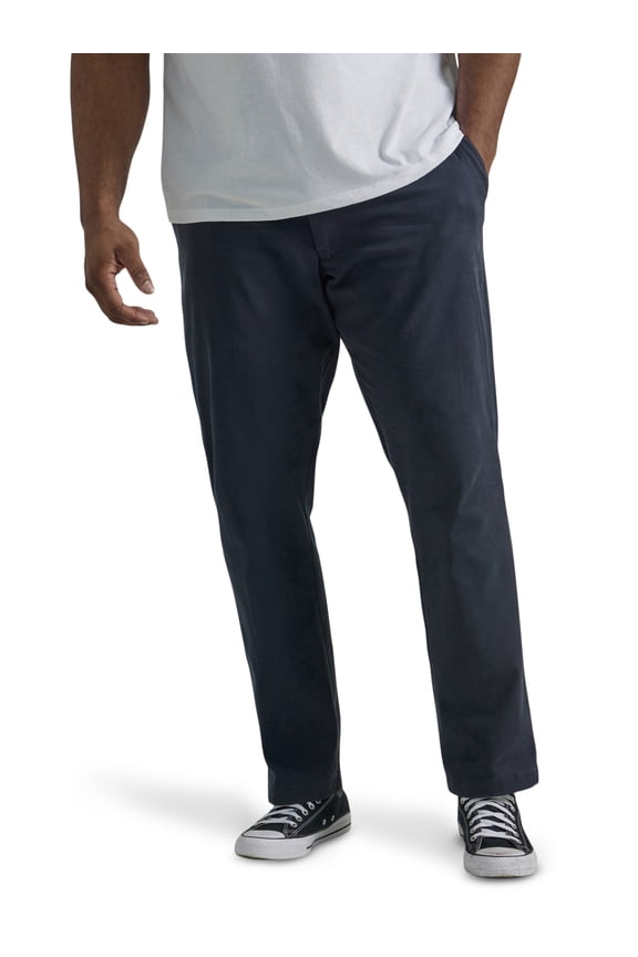 ® Big Men's Extreme Motion Relaxed Fit Flat Front Pant with Flex Waistband
