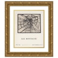 thumbnail image 1 of Lee Bontecou 20x24 Gold Ornate Framed and Double Matted Museum Art Print Titled - Lee Bontecou, Nov. 9-26 (1961), 1 of 4