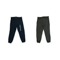 thumbnail image 1 of Lee Boy's 2 Pack Elastic Waist & Drawstring Jogger Pants (Heather Charcoal/Navy, 8), 1 of 1