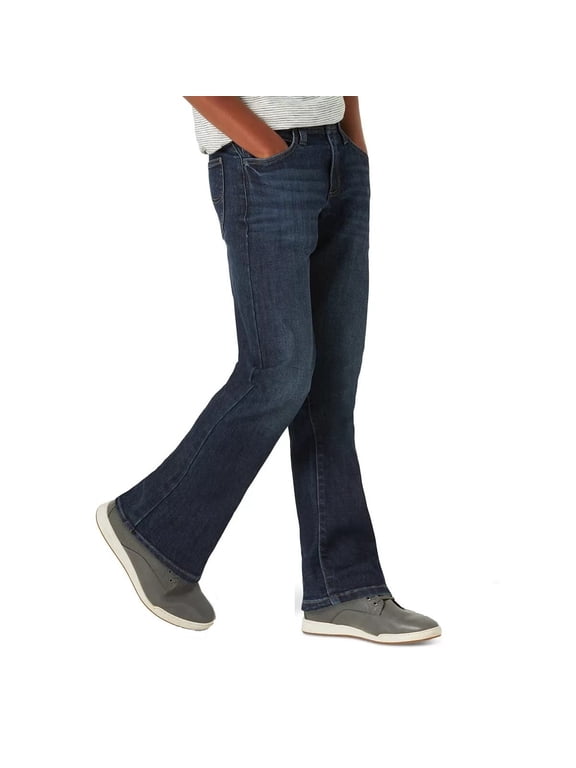 Boy's Performance Series Extreme Motion MVP Straight Leg Jeans (Dark Indigo Wash, 4 Regular)