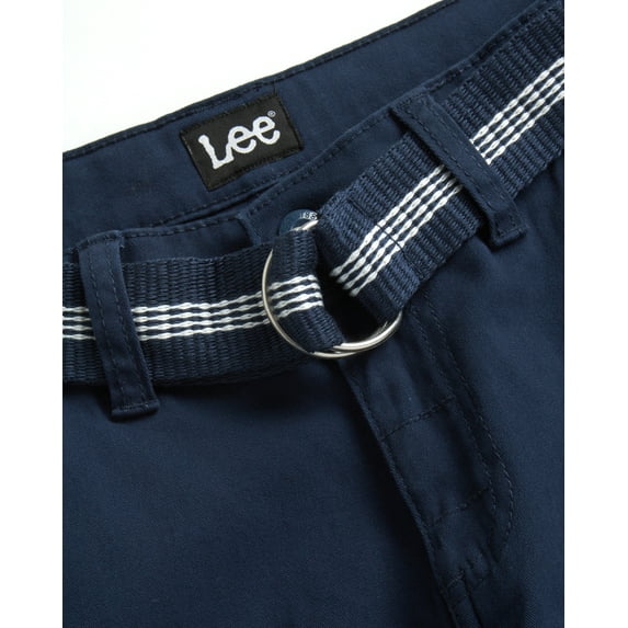 Lee Boys Premium Belted Twill Shorts, Sizes 4-18 and Husky