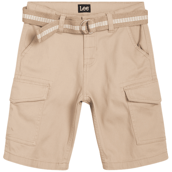 Lee Boys Premium Belted Twill Shorts, Sizes 4-18 and Husky