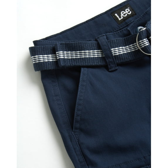 Lee Boys Premium Belted Twill Shorts, Sizes 4-18 and Husky