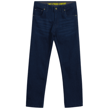Lee Boys’ Premium Straight Fit Denim Jeans - Ultra Stretch Casual Pants for Boys (8-18 Husky)