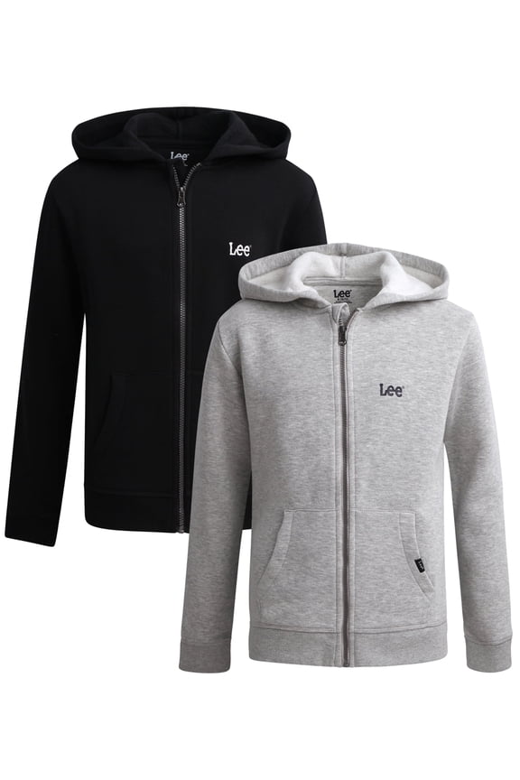 Boys Hoodies - 2 Pack/3 Pack Super Soft Fleece Zip Up Hoodie Sweatshirts for Boys (Size: S-XL)