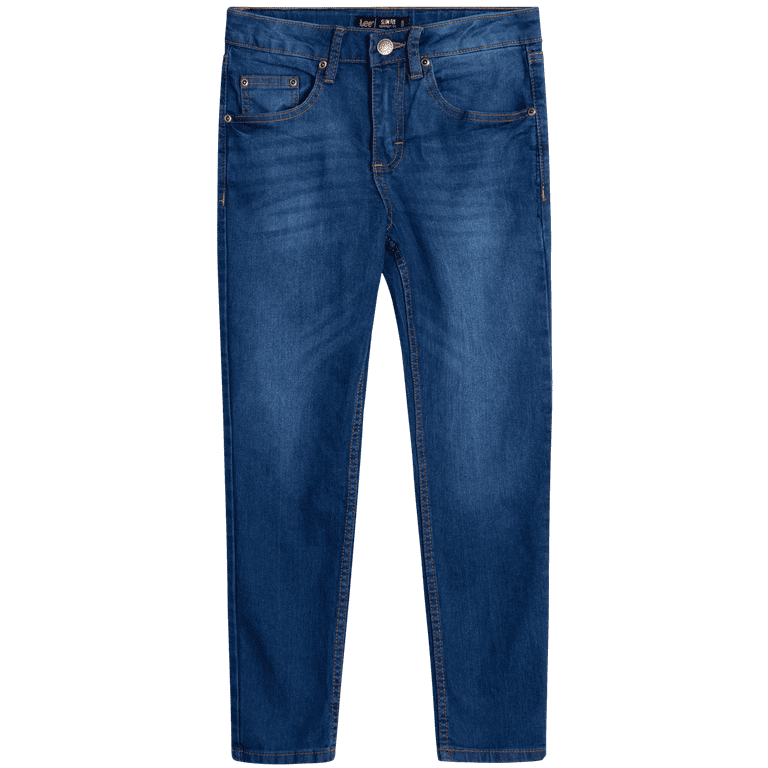 Lee Boys' Slim Fit Denim Jeans - Ultra Stretch Casual Pants for Boys  (2T-16) 