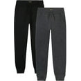 thumbnail image 1 of Lee Boys' Sweatpants - 2 Pack Basic Cozy Active Fleece Jogger Pants with Pockets (4-20), 1 of 6
