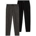 thumbnail image 1 of Lee Boys' Sweatpants - 2 Pack Basic Cozy Active Fleece Jogger Pants with Pockets (4-20), 1 of 7